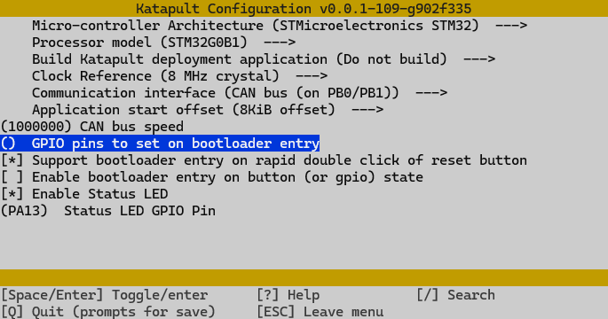 Setup Katapult for EBB42 v1.2